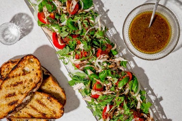 Chicken and Tomato Salad With Sumac and Herbs