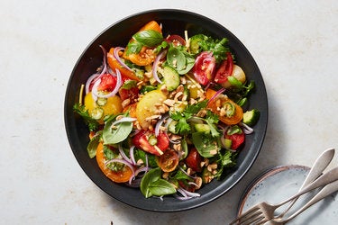 Tomato Salad With Cucumber and Ginger
